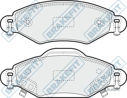 APEC BRAKING Piduriklotsi komplekt,ketaspidur PD3073